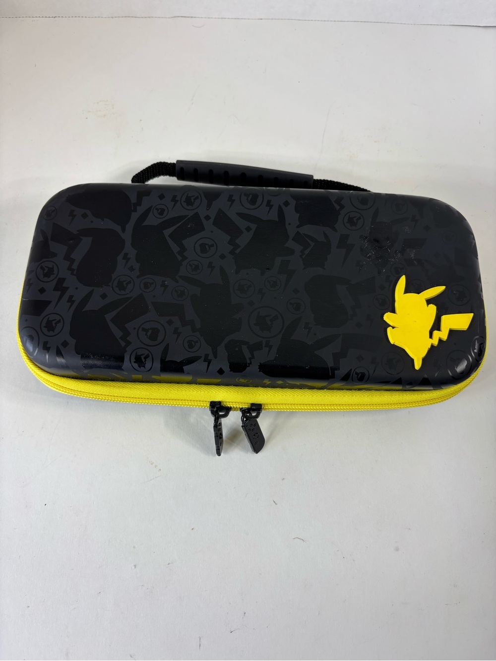 Pikachu Pokémon Nintendo Switch Case Black and Yellow Carrying Case